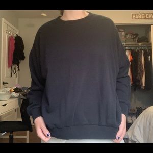 black ae crewneck